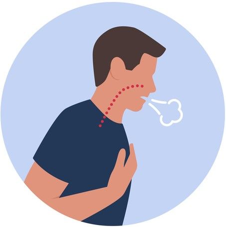 A cough that does not go away, or changes