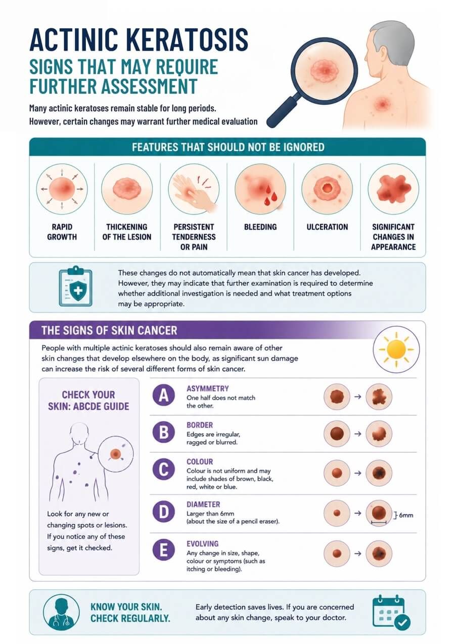Actinic Keratosis: Signs That May Require Further Assessment