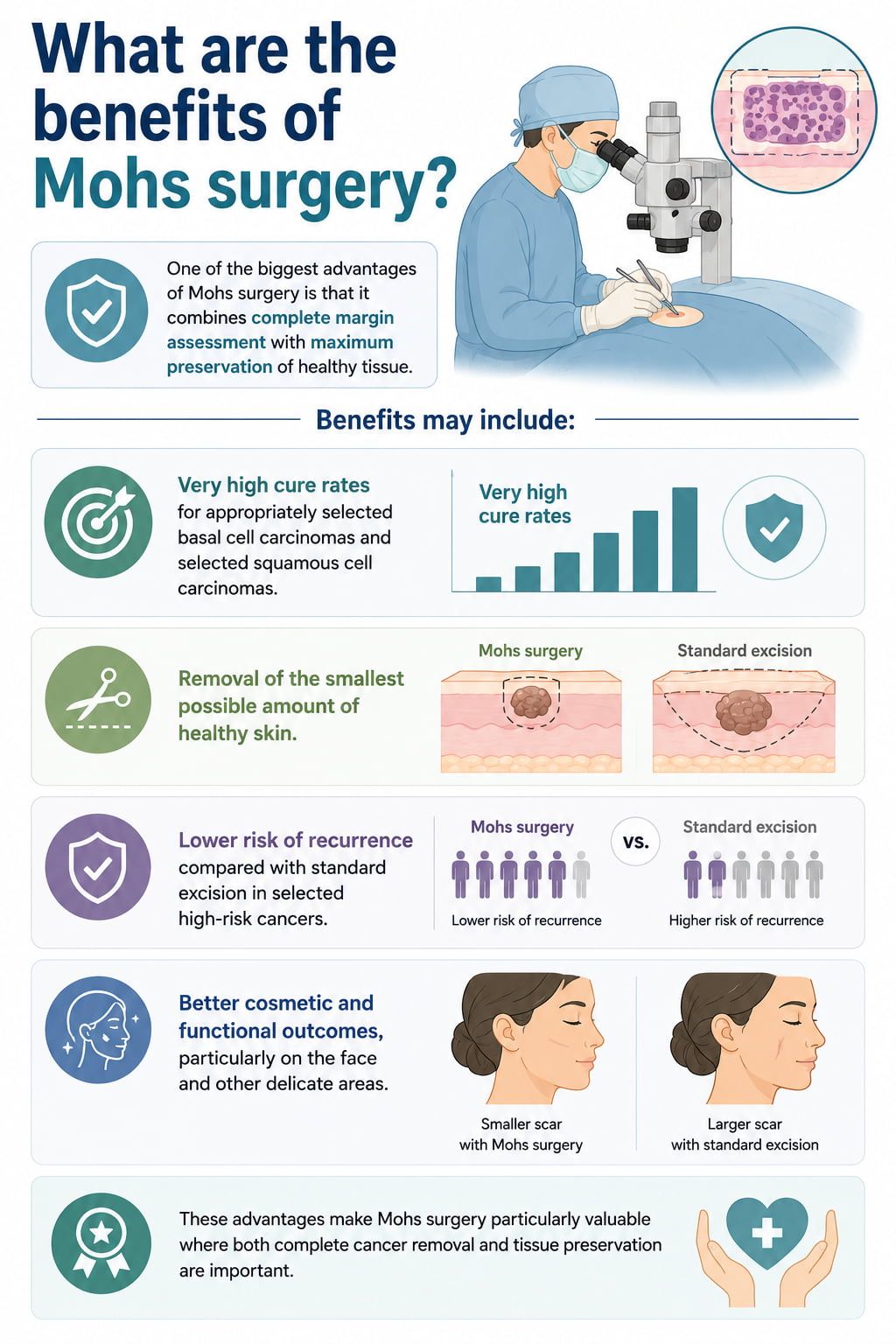What are the benefits of Mohs surgery?